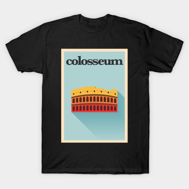 Colosseum Poster T-Shirt by kursatunsal